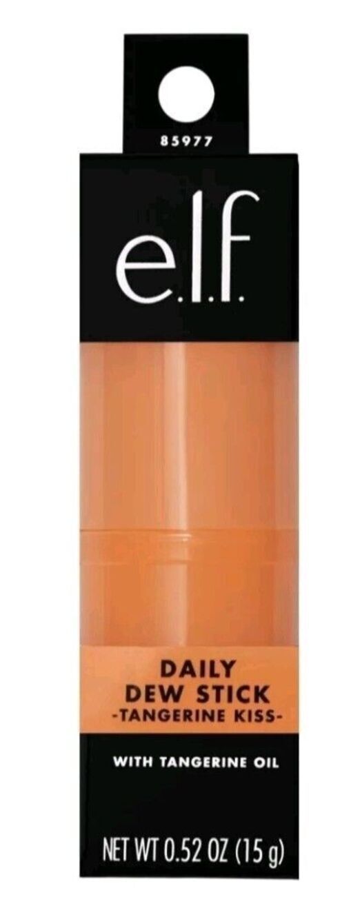 e.l.f. Daily Dew Stick Tangerine Kiss W/Tangerine Oil Highlighter Full Size NEW